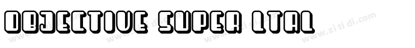 Objective super ltal字体转换